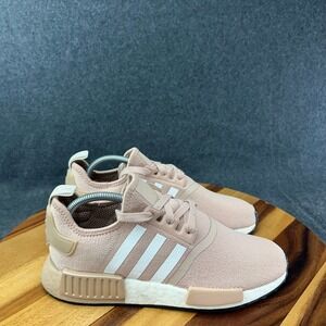 Adidas NMD R1 Ash Pearl Pink White Women Running Shoes FV2474 Size 9
